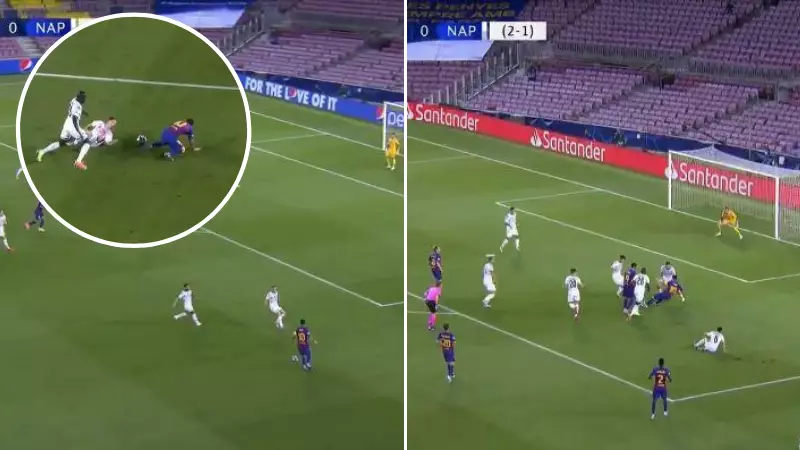 Lionel Messi Scores Incredible Solo Goal Against Napoli