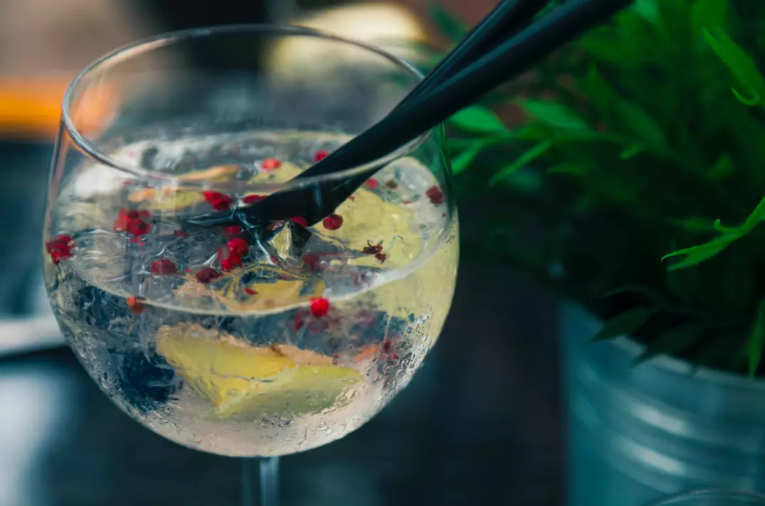 The gin goes well with tonic or prosecco (