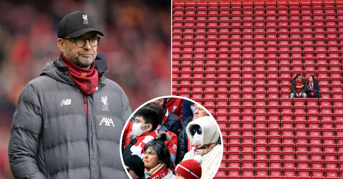 Liverpool Officials Fear Premier League Title Win Will Take Place Behind Closed Doors