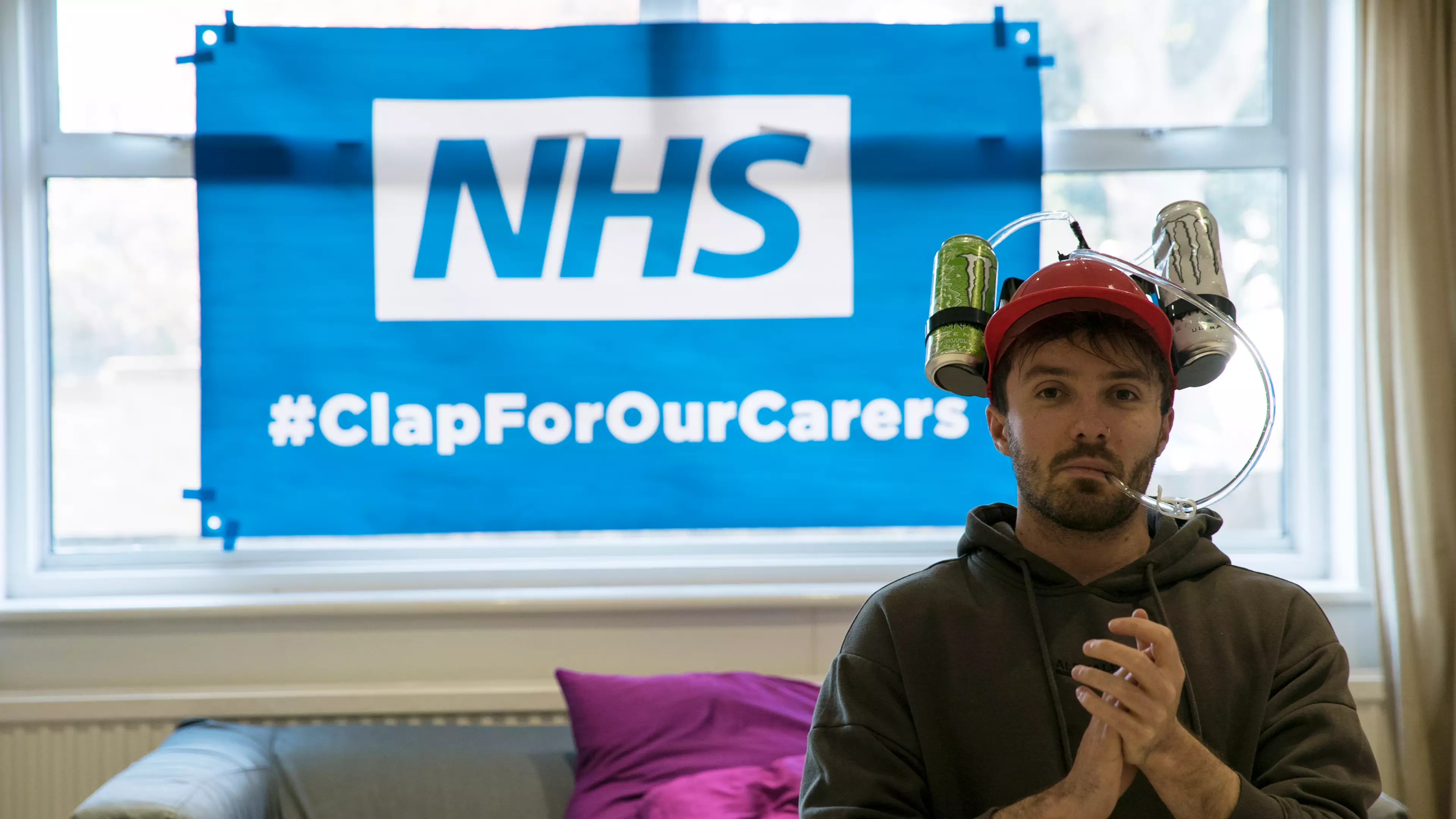 This LAD Is Clapping For 24 Hours To Raise Money For The NHS