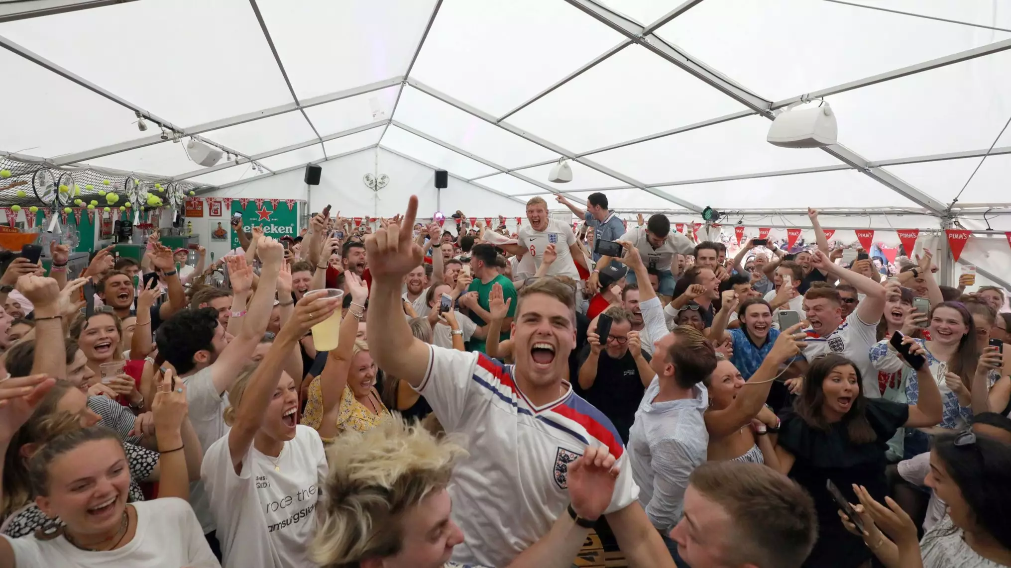 Fans Banned From Singing 'It's Coming Home' In Pubs Due To COVID Rules
