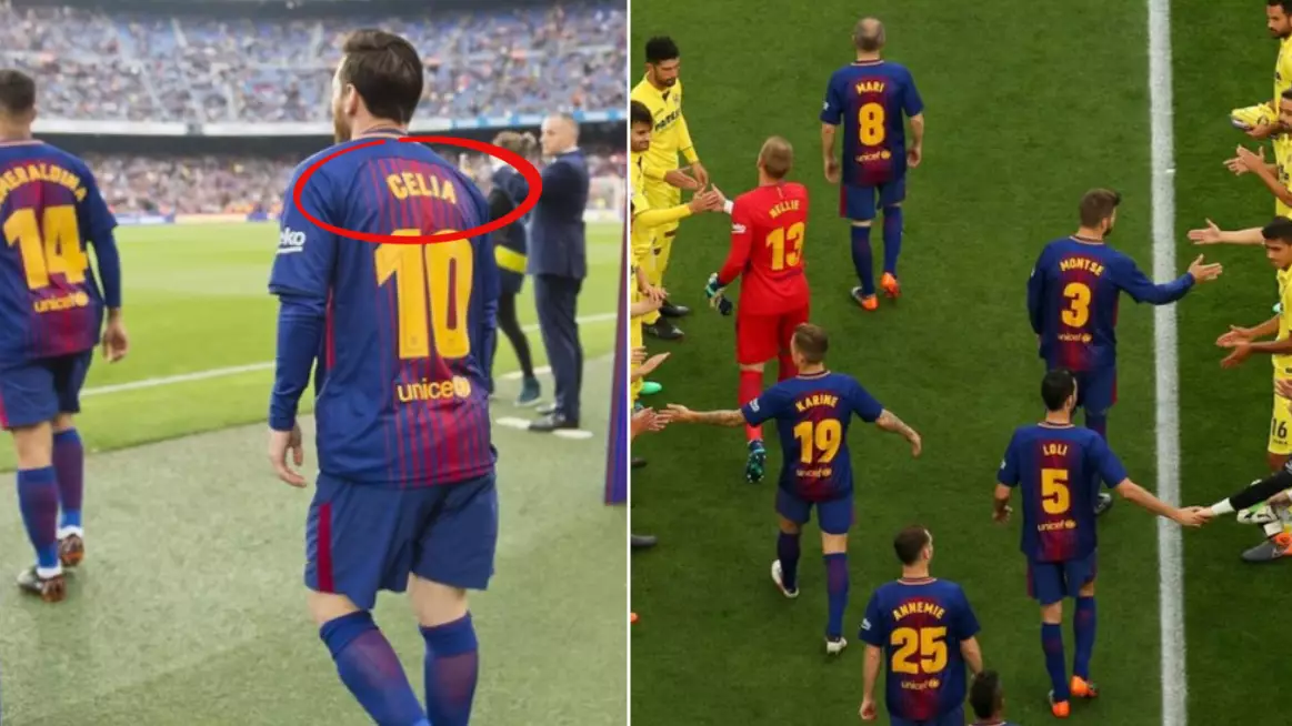 Barcelona Players Wore These Special Shirts For A Very Good Reason Against Villarreal