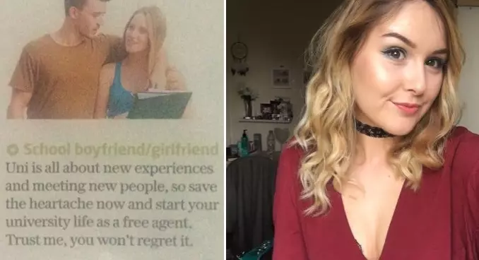 UCAS Leaflet Pisses Couple Off Because It Promotes Being Single At Uni