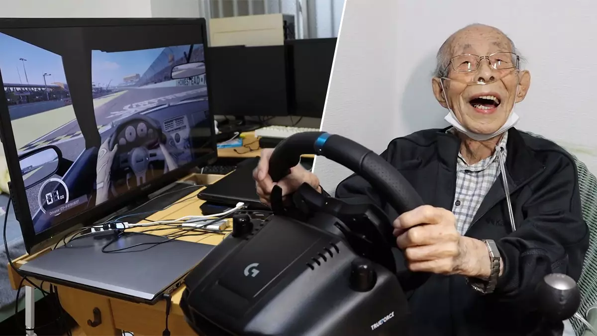 93-Year-Old Grandpa Has Become Online Sensation Playing Video Games