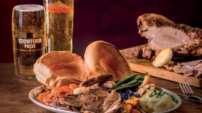 ​Toby Carvery Offering Free Roast Dinners To Dads On Father’s Day