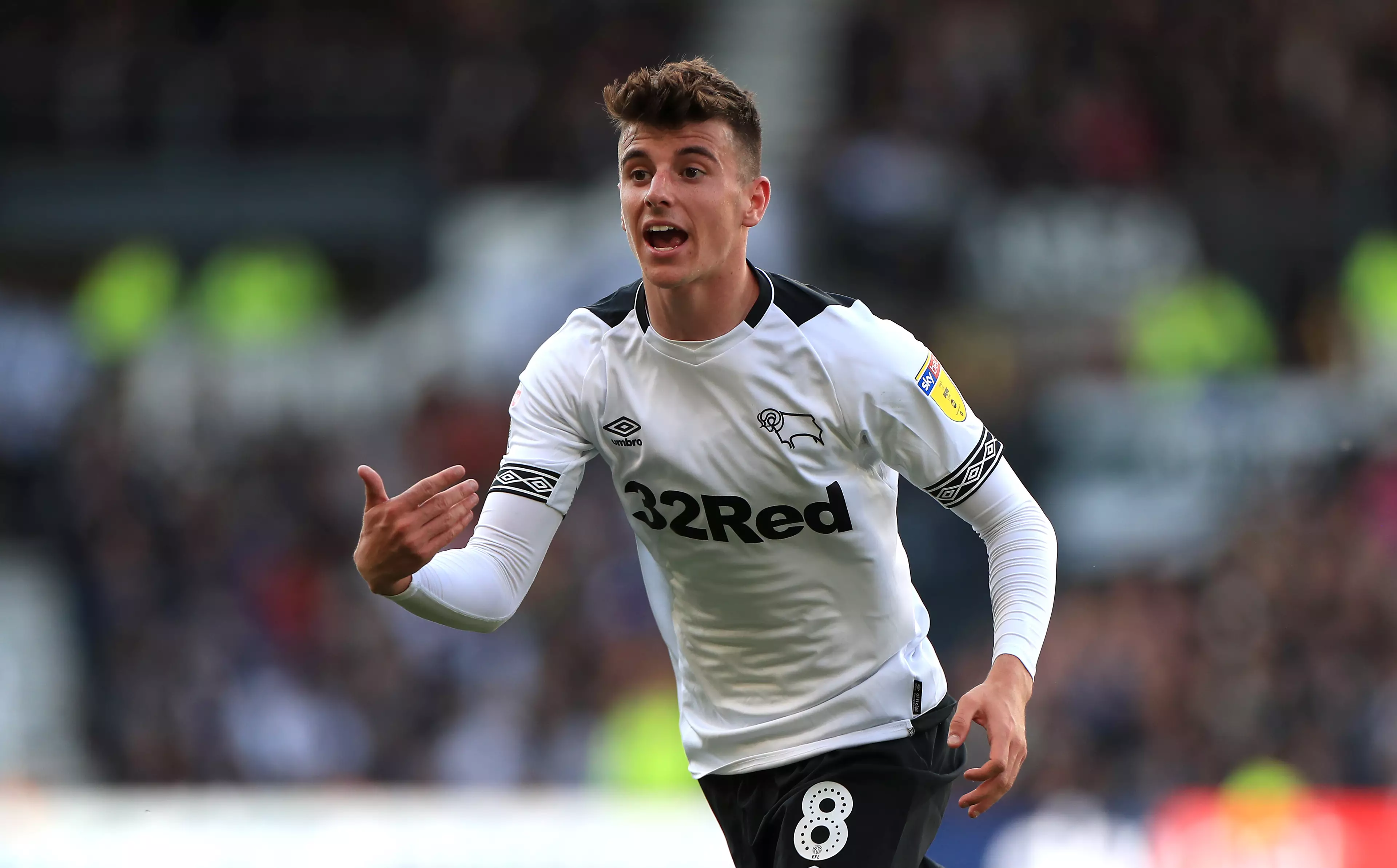 Mason Mount's time at Derby got him ready for the Premier League. Image: PA Images