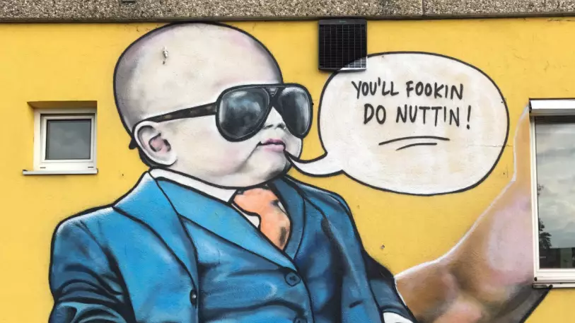 Man Creates Superb Graffiti Artwork Ahead Of Mayweather v McGregor