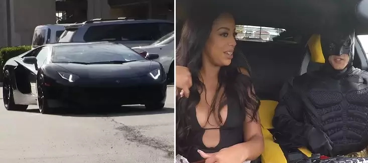Lad Executes Quality 'Batman In A Lamborghini Uber' Prank