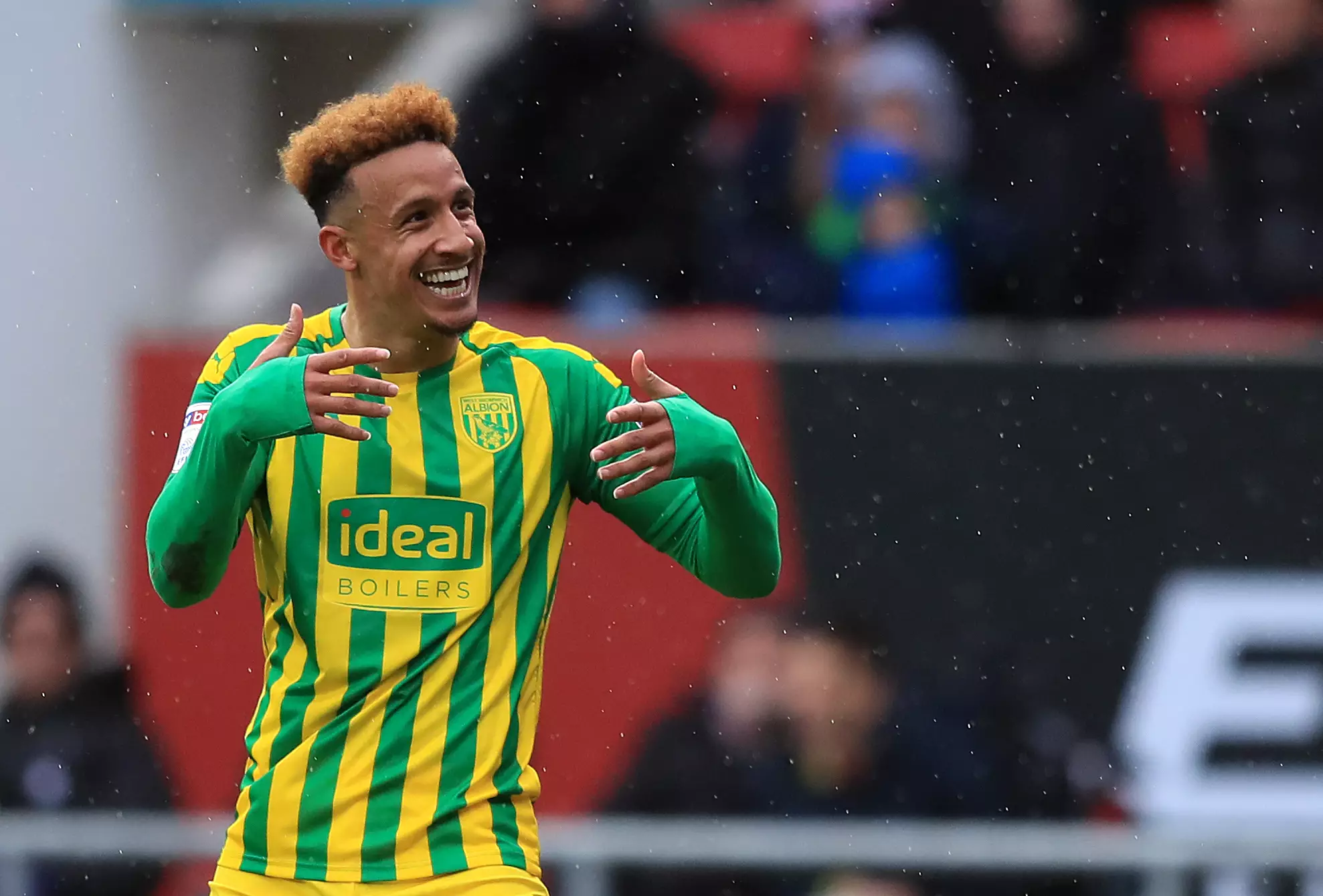 Callum Robinson was in the midst of a promotion charge with West Bromwich Albion. (Image