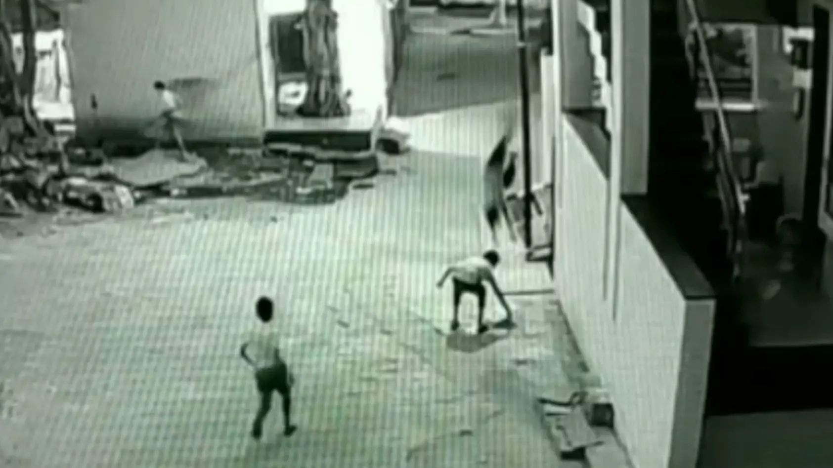 Boy Falls 40ft From Roof But Is Saved By Landing On His Friend