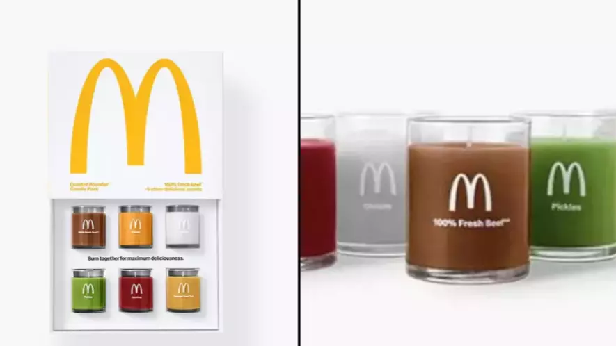 McDonald's Themed Candle Set Smells Like A Quarter Pounder 