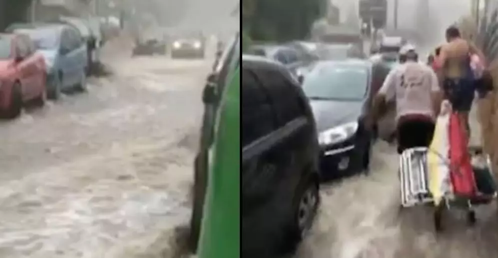 Brits Abroad Forced To Flee Flash Floods In Benidorm