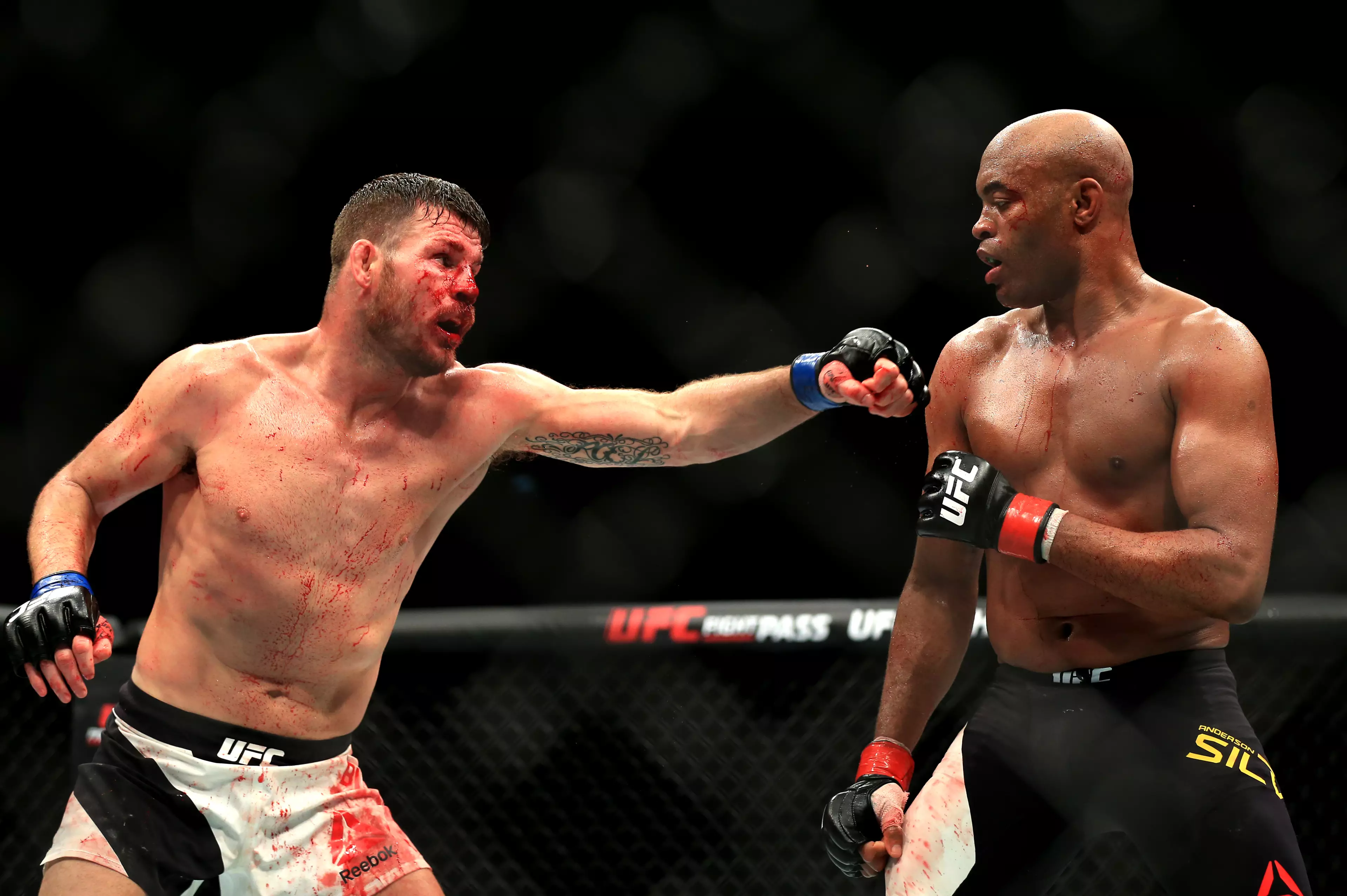 One of Silva's recent losses was against Brit Michael Bisping. Image: PA Images