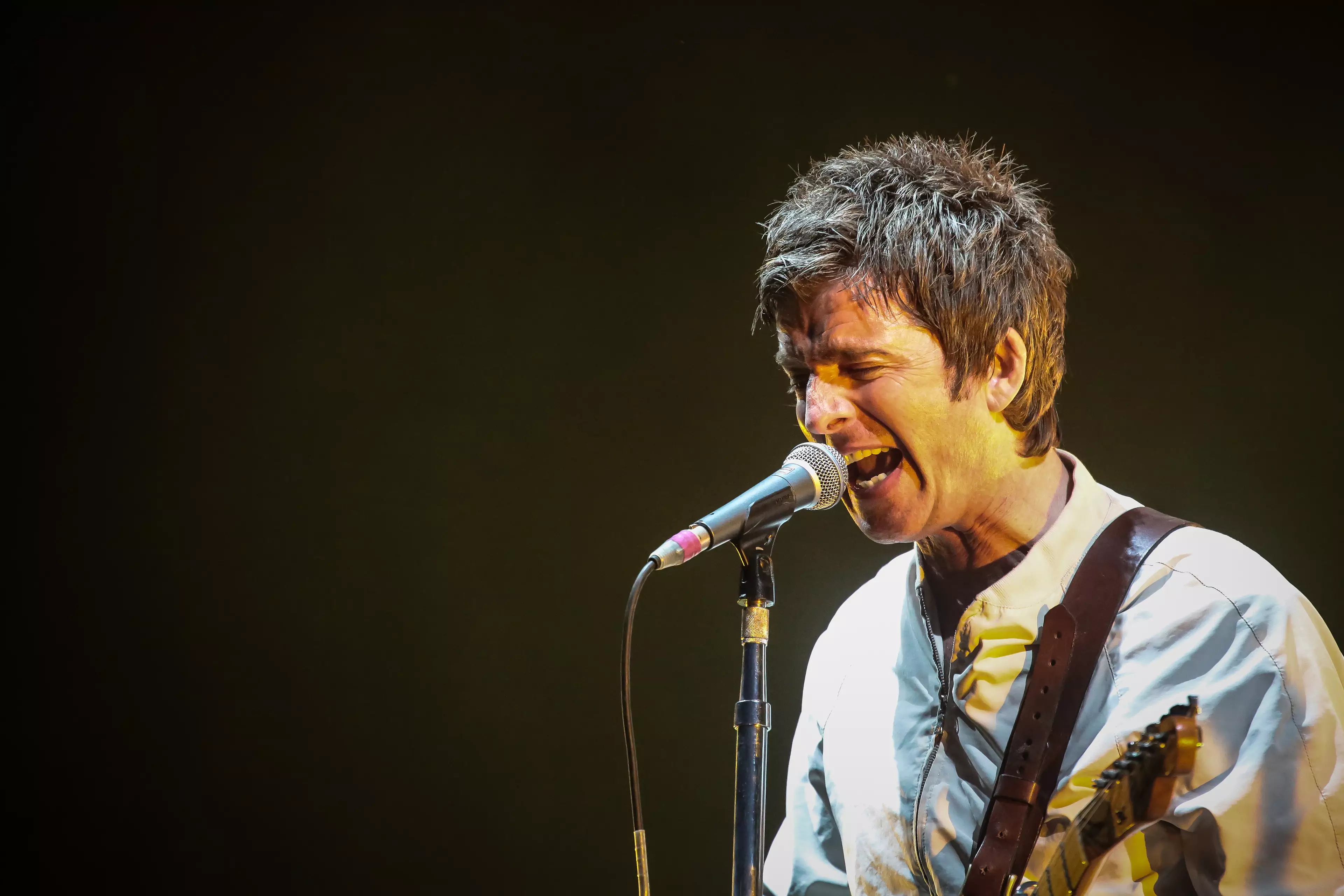 Noel Gallagher performing live