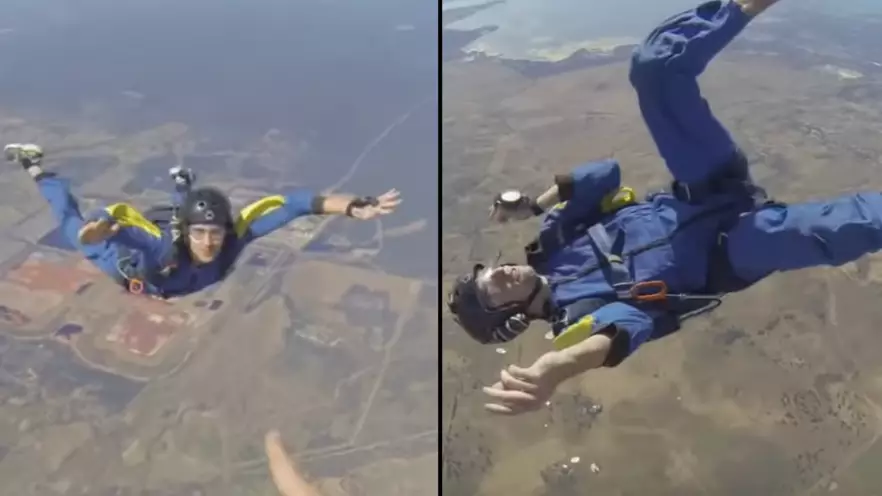 Lad Saves Man Having Seizure At 12,000ft While Skydiving