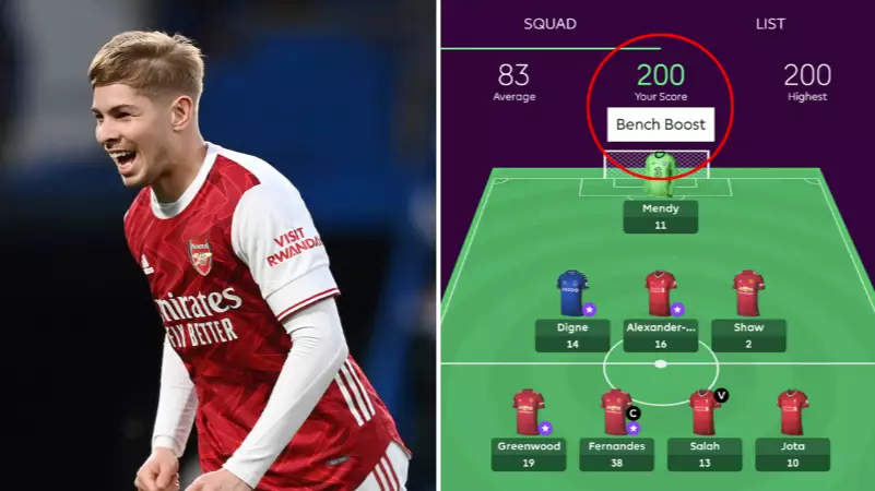 Fantasy Football Player Scored 200 Points In Gameweek 35 After Playing 'Genius' Bench Boost 