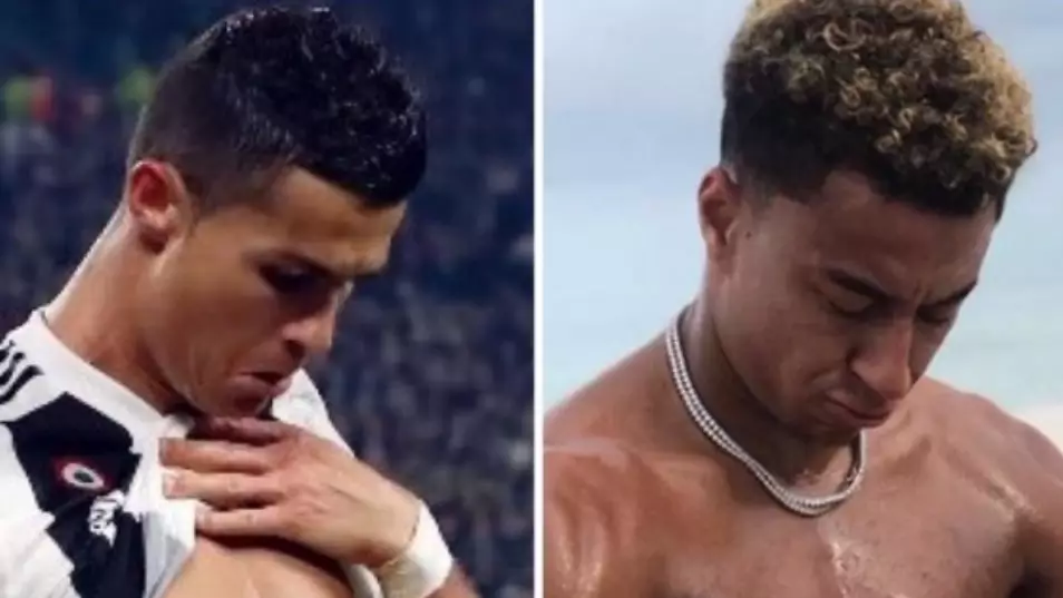 Jesse Lingard Brilliantly Mimics Cristiano Ronaldo's Celebration From Last Nights Game