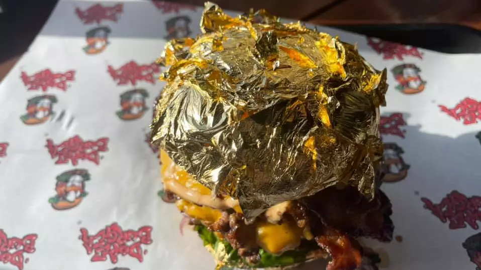 Fast Food Chain Creates Pricey Gold Burger To Rival Salt Bae's