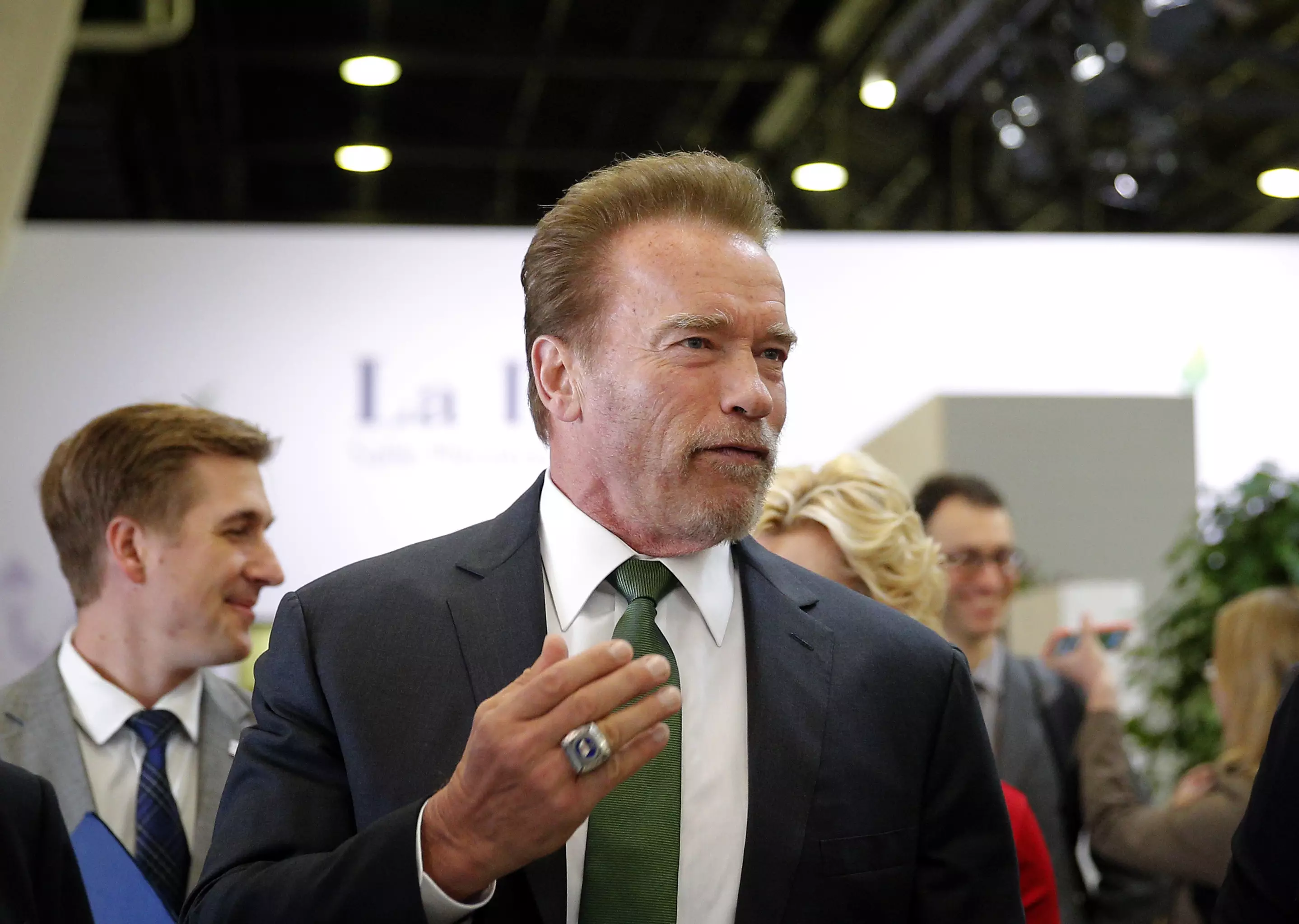 Arnold Schwarzenegger Says Looking In The Mirror Makes Him Puke