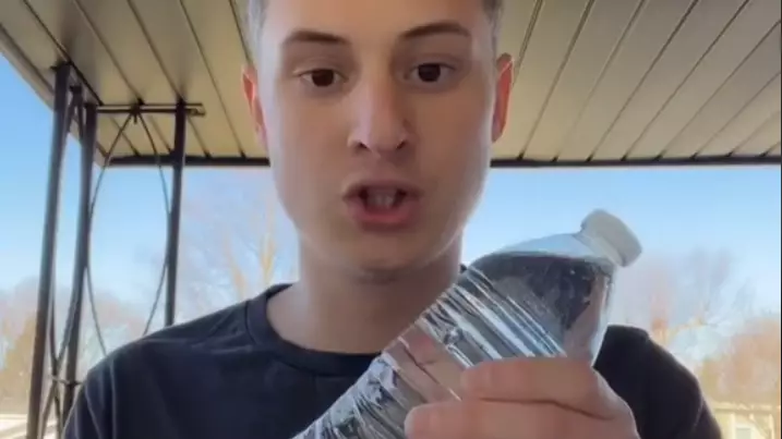 TikTok User 'Explains' How To Down A Bottle Of Water In Seconds