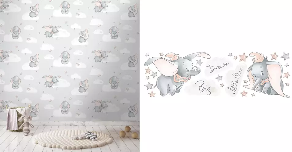 Wall Stickers (£11.20) and Wallpaper (£11.20 per roll) (
