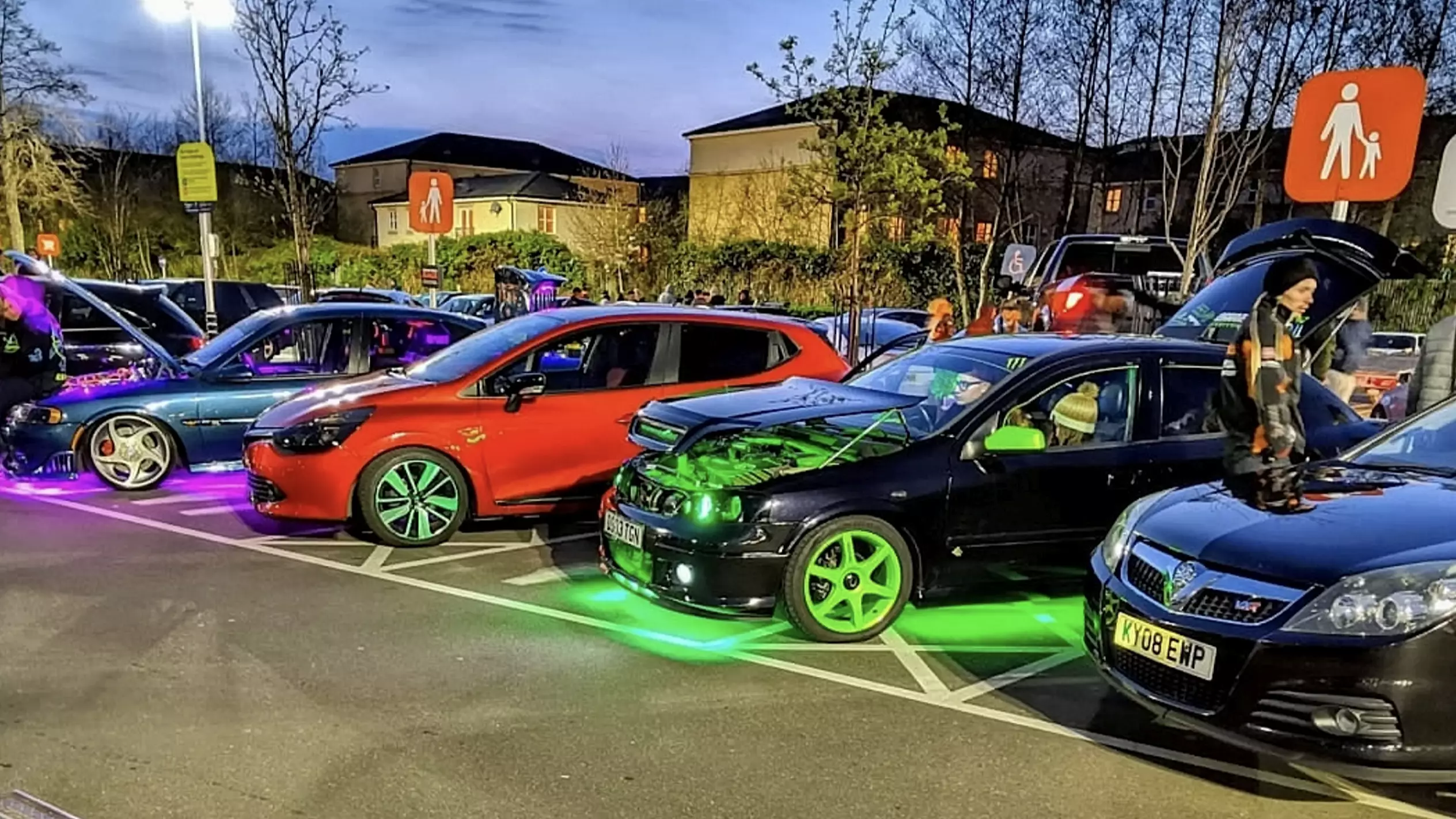Boy Racers Slapped With £13,000 Fine For Night Time Supermarket Meet-Up