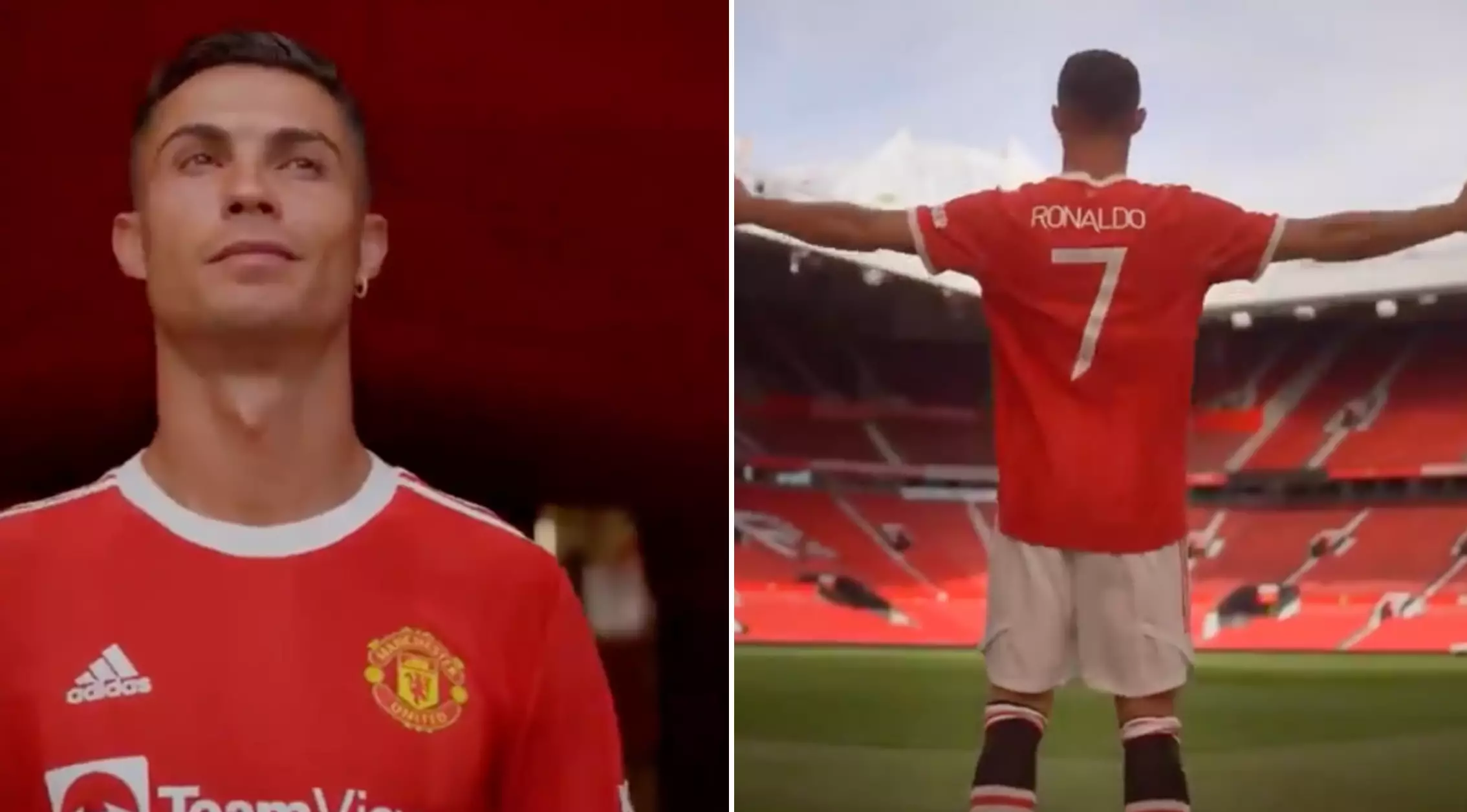 First Footage Of Ronaldo Returning To Old Trafford Hits Twitter