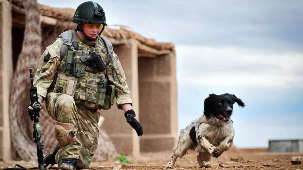Britain's First Memorial For Military Dogs Unveiled