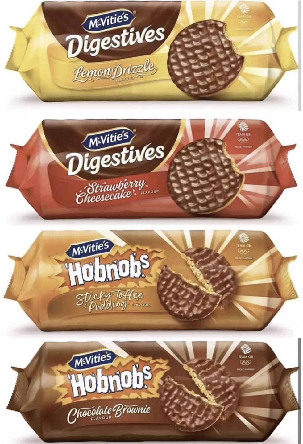 McVitie's is bringing out four new flavours of biscuits (