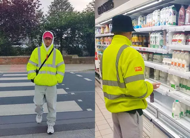 ASOS Are Also Selling A Oversized Hi Vis Fleece Jacket Neon Yellow.