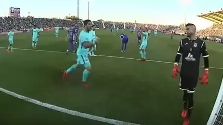 Why Luis Suarez Celebrated Goal In The Face In Leganes' Goalkeeper Face
