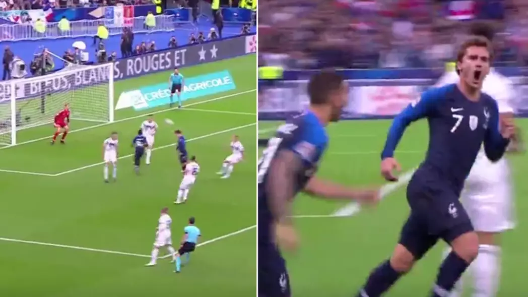 If There Was A Puskas Award For Headers, Antoine Griezmann Would Have Just Won It 