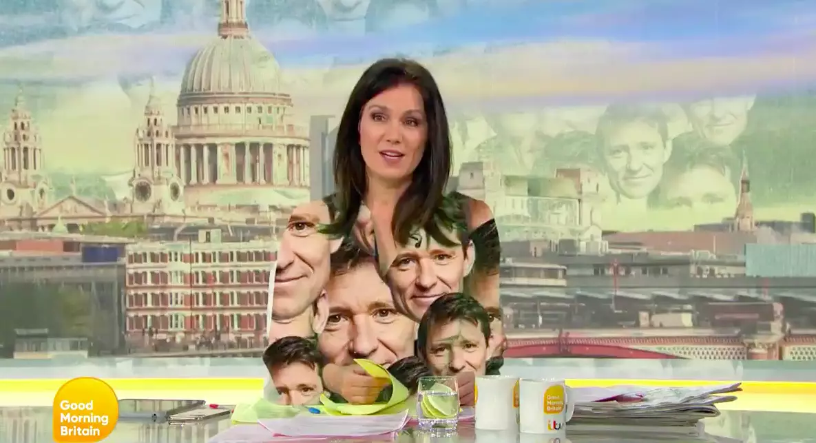 Susanna's dress was replaced with Ben's face (