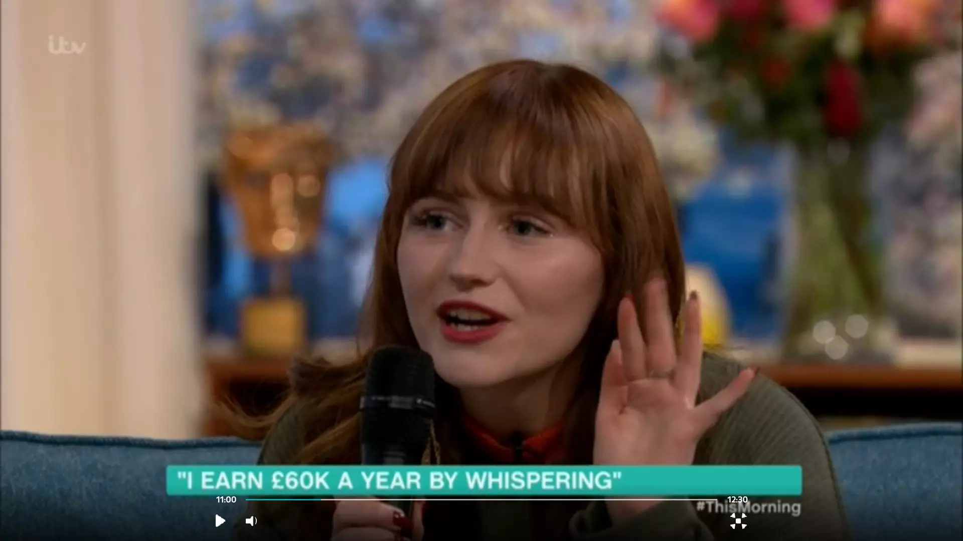 Sophie The Whispering Girl on This Morning.