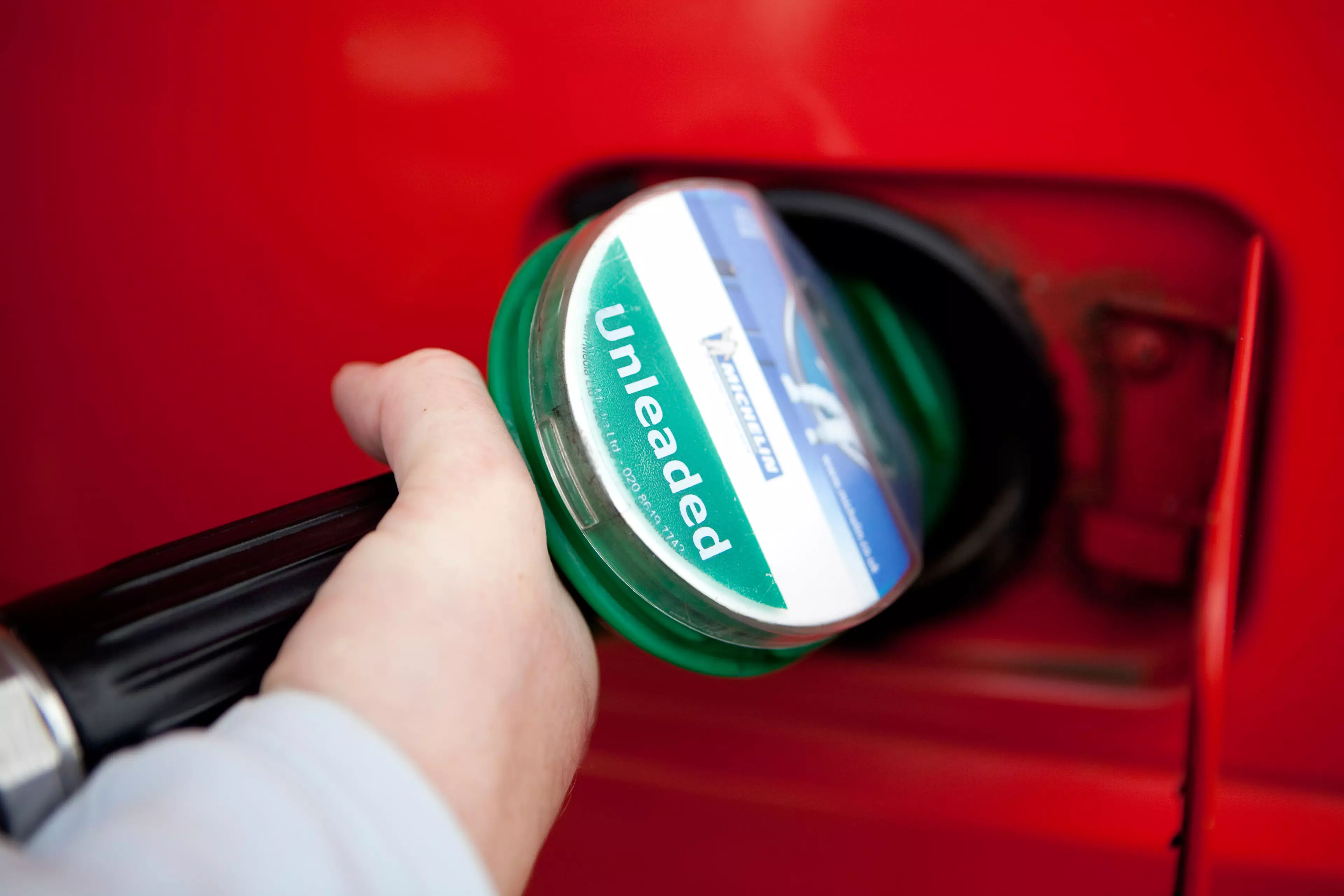 Petrol pump.