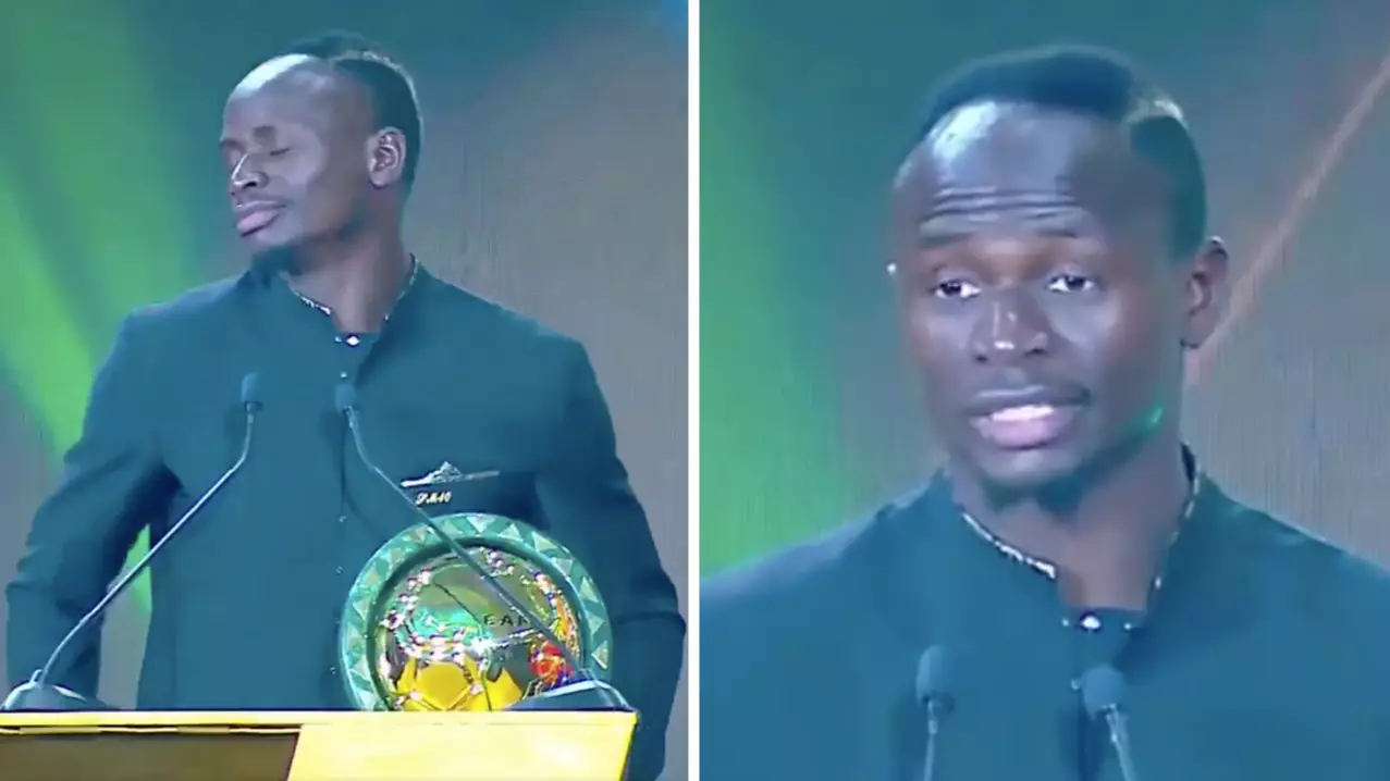 Sadio Mane Gave The Most Genuine And Humble Speech At The African POTY Awards