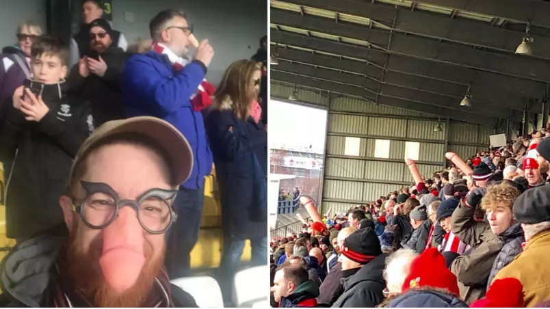 Lincoln City Fans Bring Inflatable Penises To Away Game Against Notts County