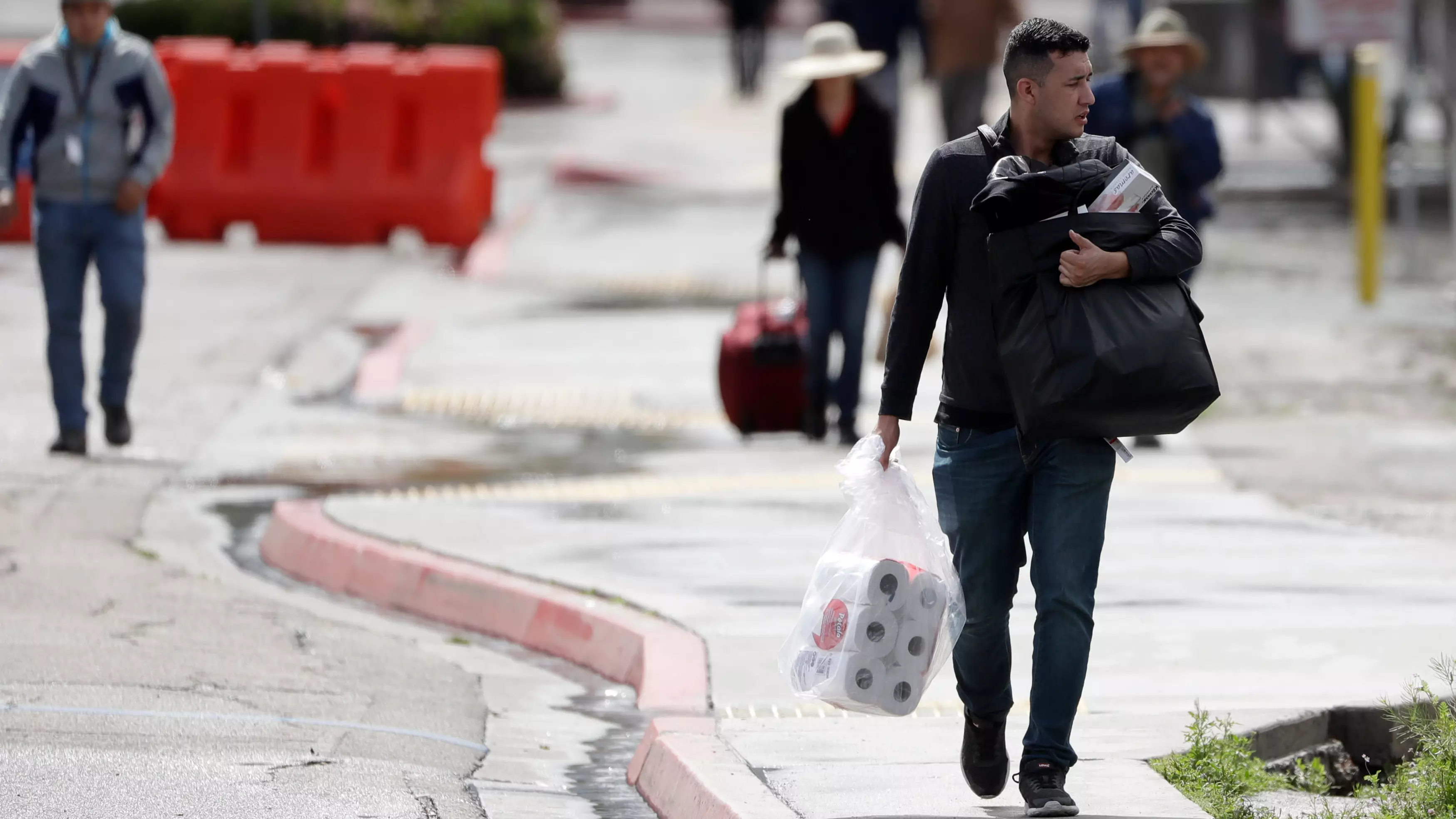 Americans Crossing Mexican Border To Stock Up On Toilet Roll