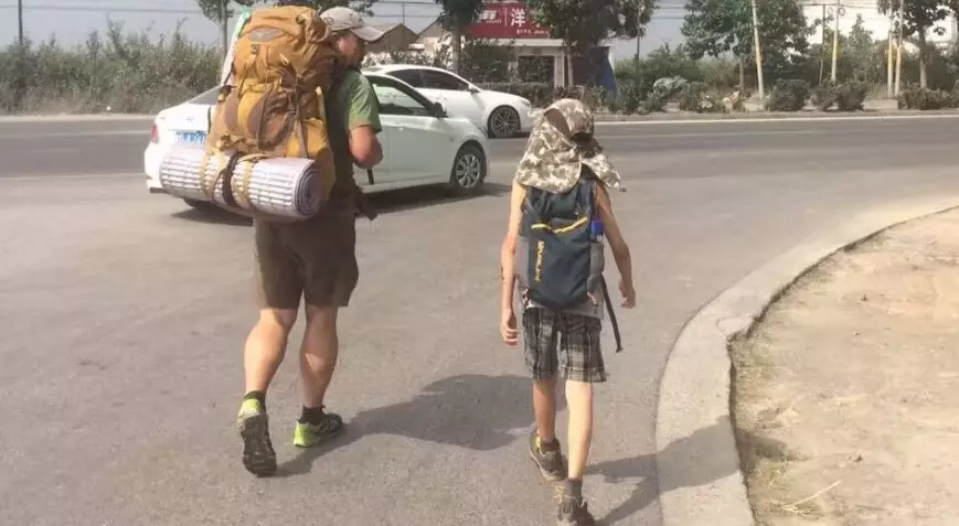 This Amazing Dad Took His Son Backpacking With Just £11.50 To Teach Him To Be Humble