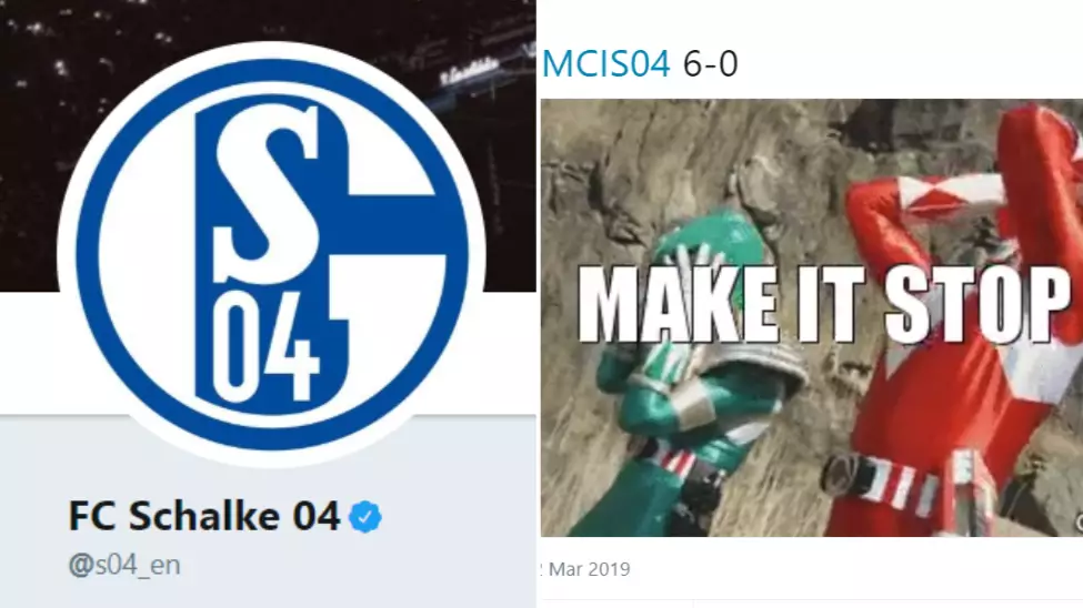 Schalke's Twitter Account Stole The Show Last Night Despite Embarrassing 7-0 Defeat