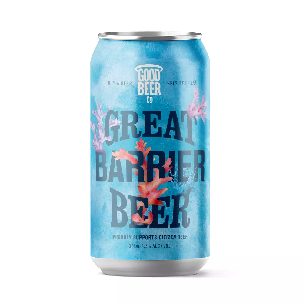Great Barrier Beer will donate ten percent from every sale to the Australian Marine Conservation Society.