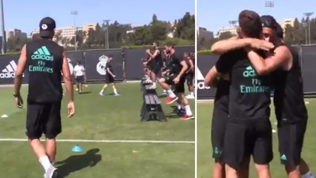 WATCH: Real Madrid Players Applaud Alvaro Morata Off The Training Pitch In Emotional Goodbye 