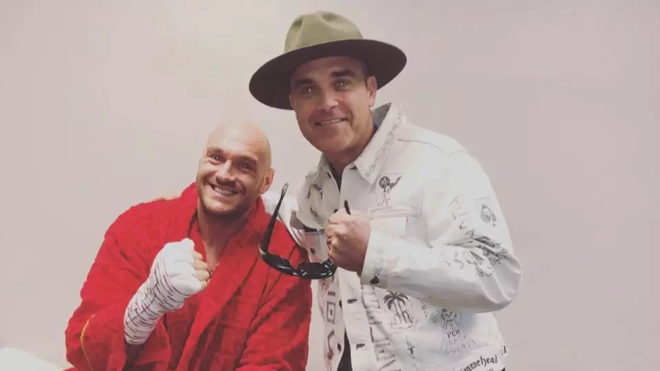 Robbie Williams Has Recorded A Christmas Song With Tyson Fury