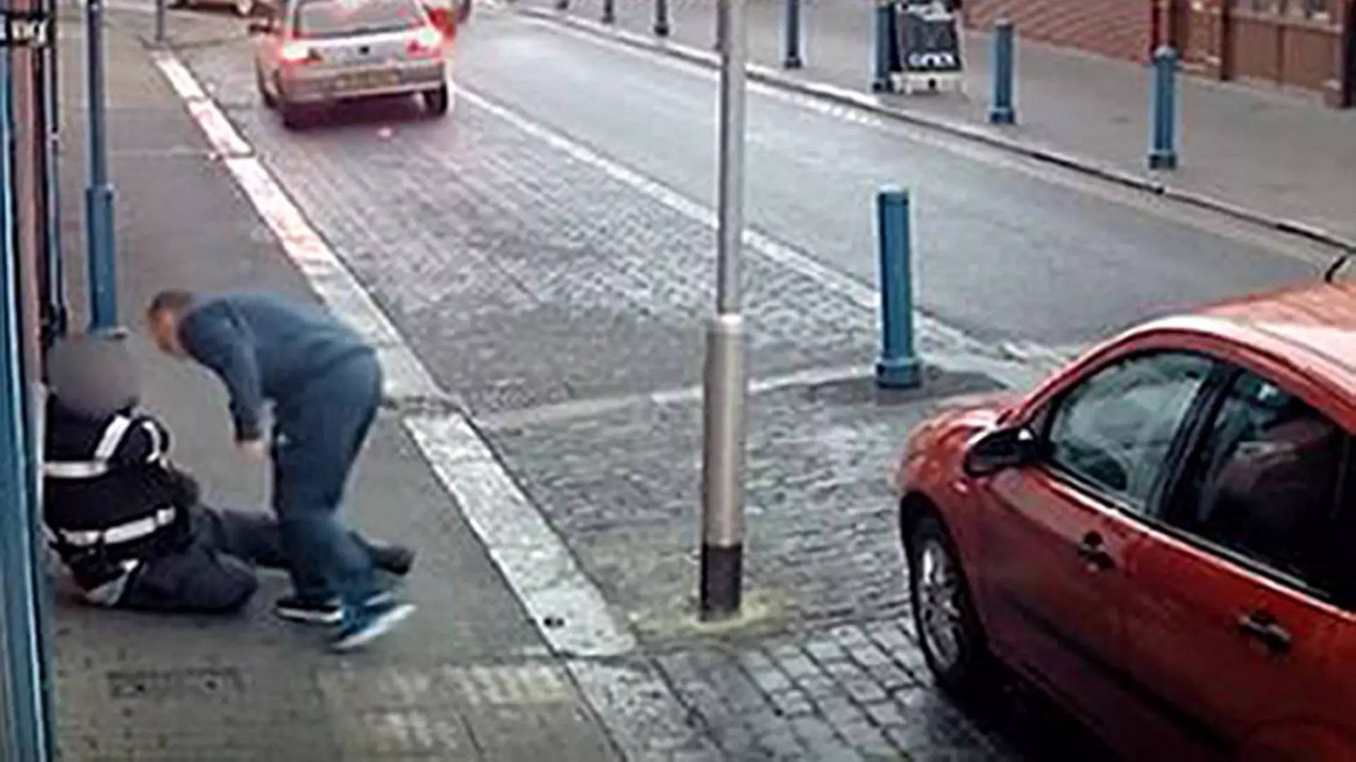 CCTV Footage Captures Traffic Warden Being Brutally Attacked By Motorist 