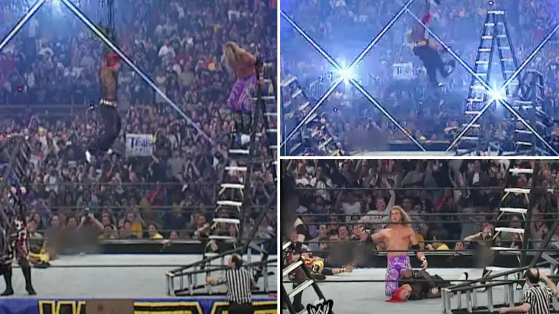 20 Years Today, Edge Speared Jeff Hardy Off The Ladder In Incredible TLC Match At Wrestlemania 17