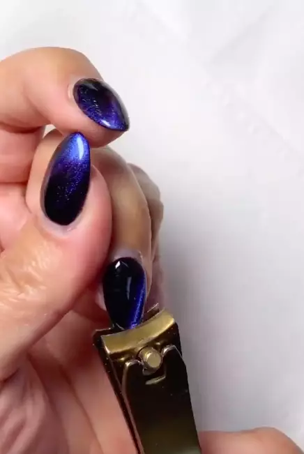 Trim your nails down before you start (
