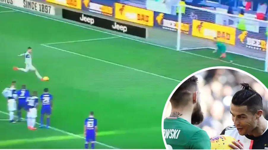 Cristiano Ronaldo Proves He's Mentally Bulletproof After Fiorentina Goalkeeper Tried To Play Mind Games