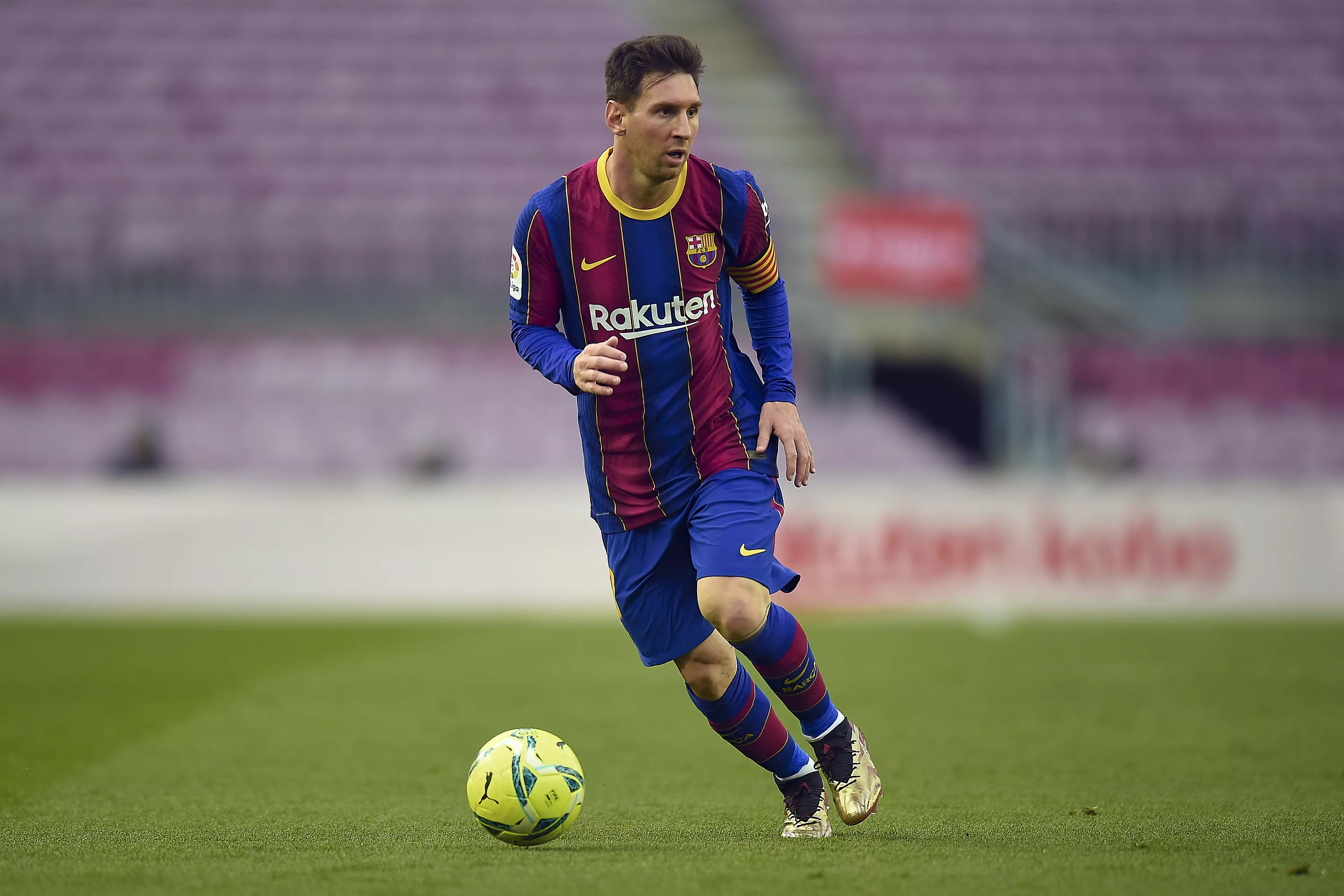 Messi is set to sign a five year deal on hugely reduce terms. Image: PA Images