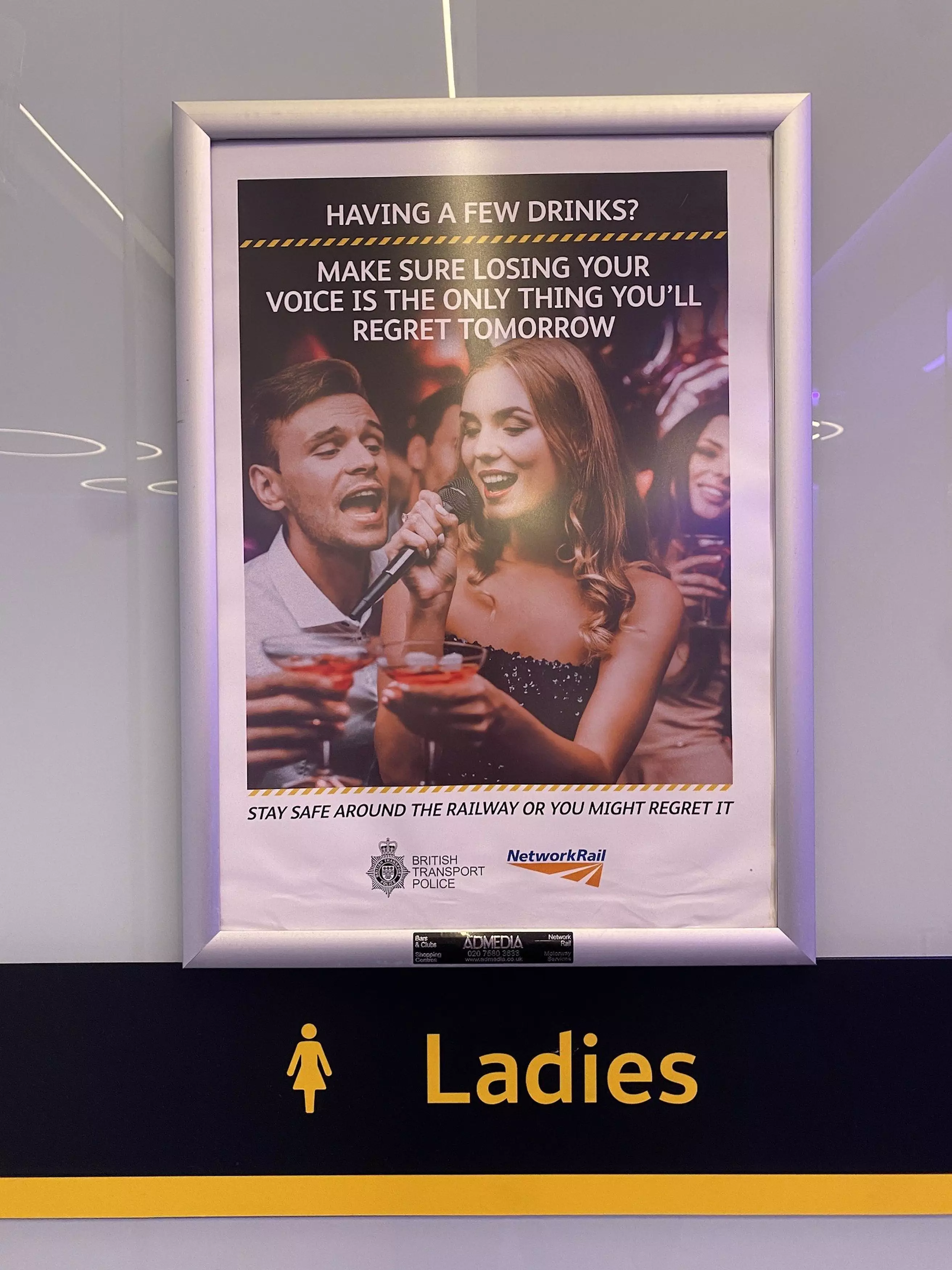 Fleur found the poster at King's Cross station in London (