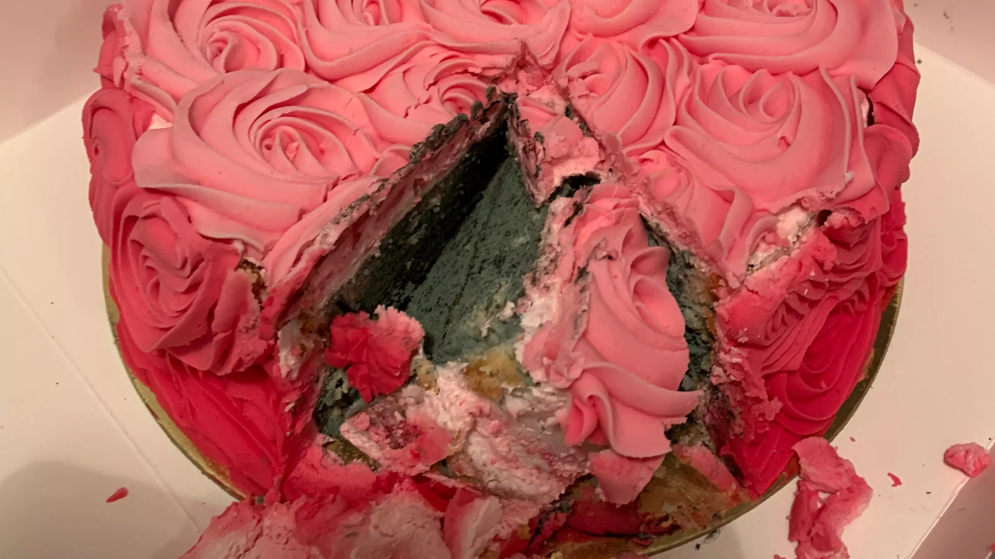 Mum Left Gagging At Birthday Cake Green To The Core With Mould